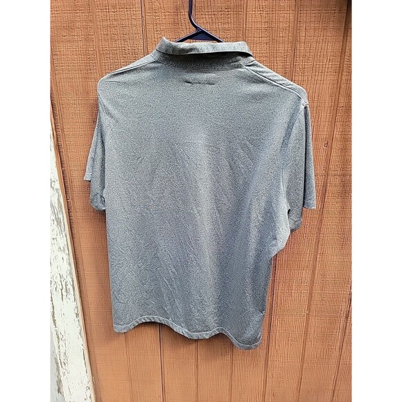 BMW Polo Shirt Mens XL Gray Golf Golfing Short Sleeve Embroidered Stretch - Picture 2 of 5